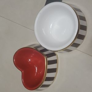 Henri Bendel NY Dog Bowls